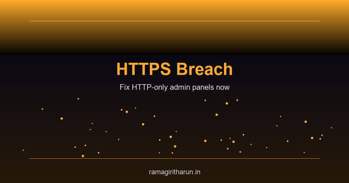 HTTP-only Admin Panels Are a Silent Breach: Fix HTTPS for WordPress & Small Business Sites
